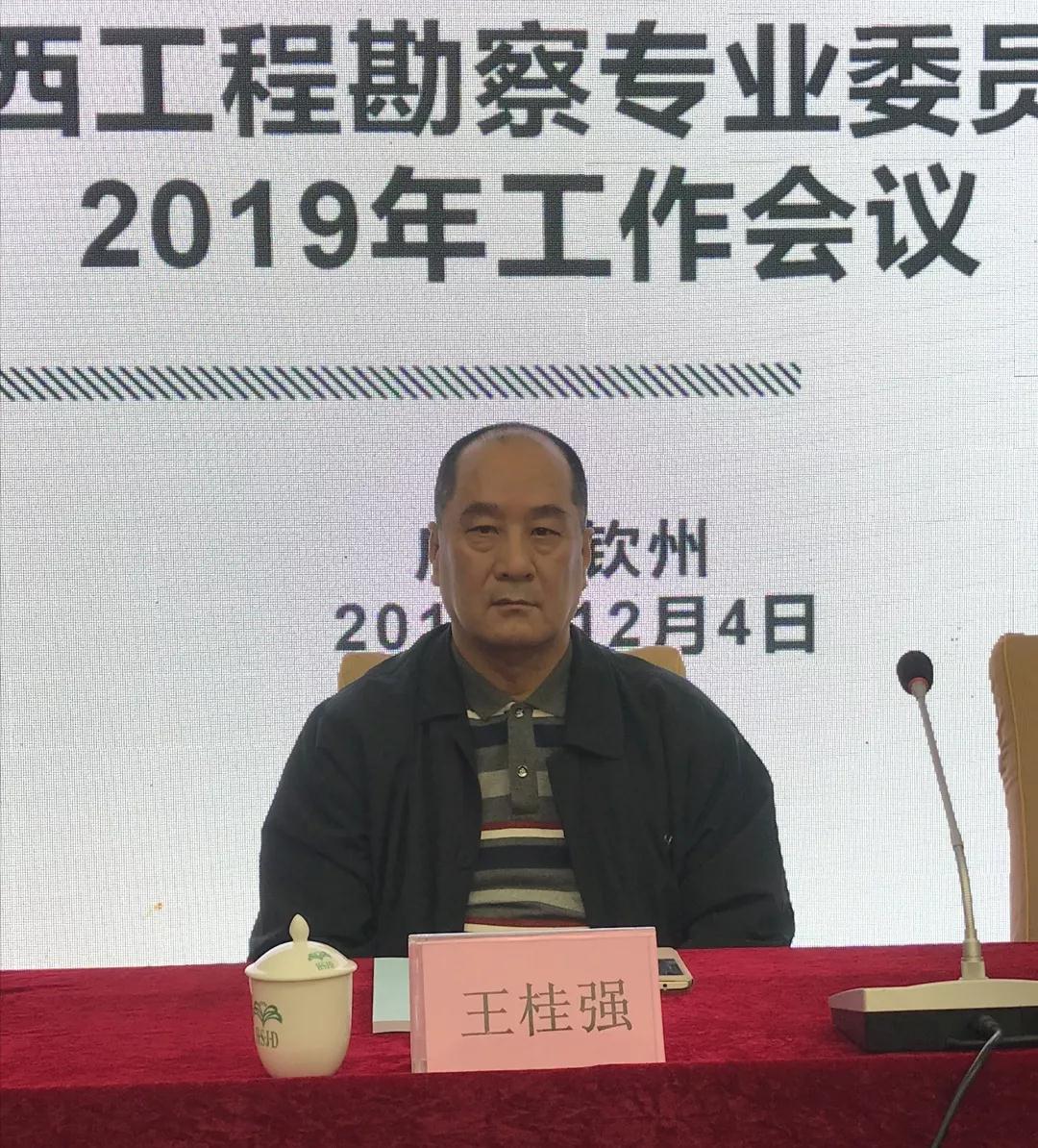 廣西勘察設計協(xié)會工程勘察專業(yè)委員會2019年度工作會議在欽州召開